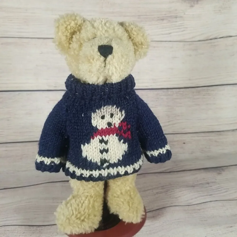 Boyds Bears & Friends Breezy T Frostman Plush Stuffed 8